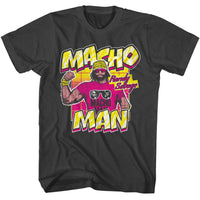 Thumbnail for MACHO MAN-MACHO MAN RANDY SAVAGE-SMOKE ADULT S/S TSHIRT