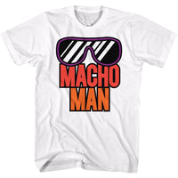 Thumbnail for MACHO MAN-MORE MACHO-WHITE ADULT S/S TSHIRT
