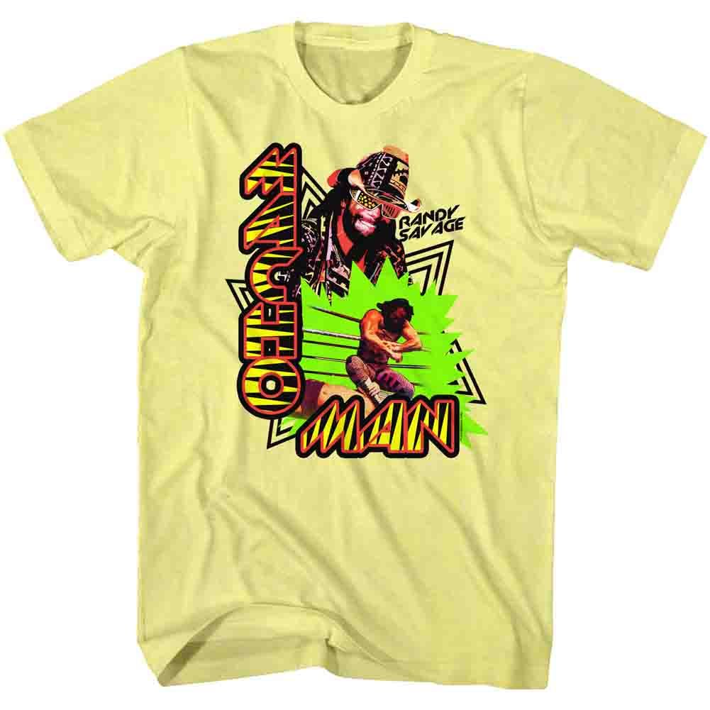MACHO MAN-MACHO TRICKY-YELLOW HEATHER ADULT S/S TSHIRT
