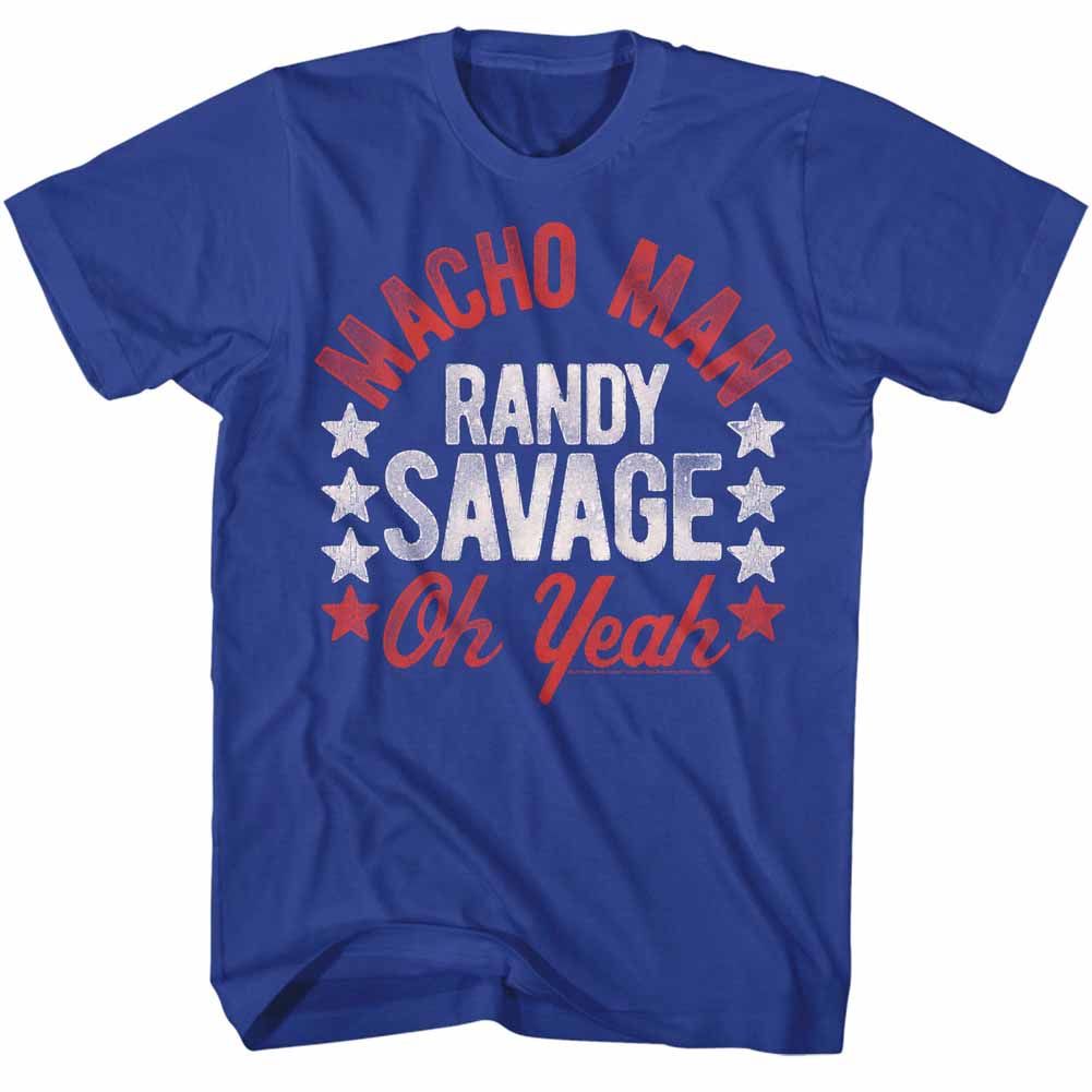 MACHO MAN-ROOTSOFMACHO2-ROYAL ADULT S/S TSHIRT