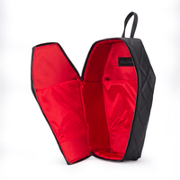 Thumbnail for Mina Bat Studded Coffin Backpack - Matte Black