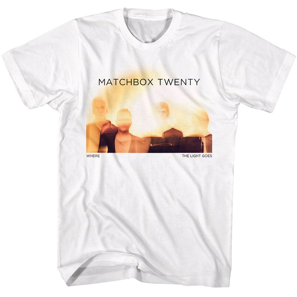 MATCHBOX TWENTY-MATCHBOX TWENTY WHERE THE LIGHT GOES-WHITE ADULT S/S TSHIRT