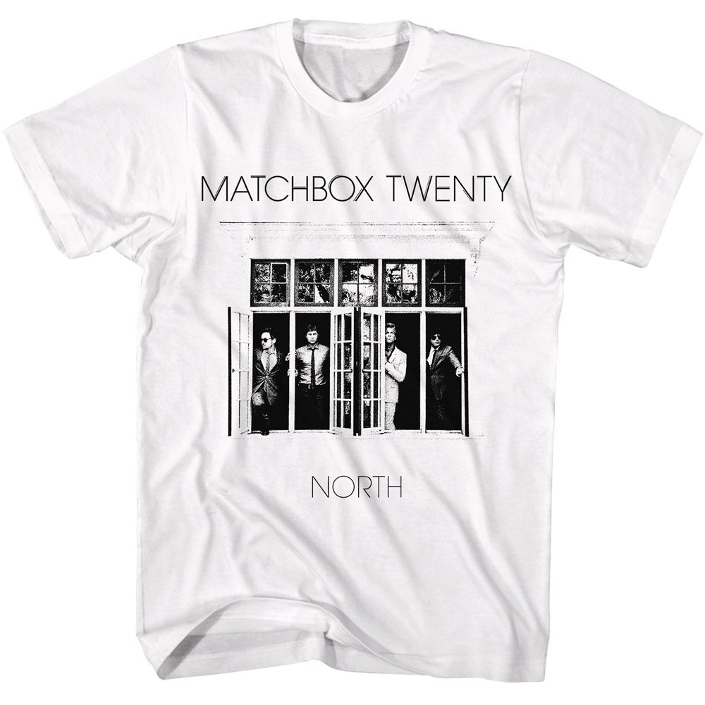 MATCHBOX TWENTY-MATCHBOX TWENTY NORTH-WHITE ADULT S/S TSHIRT