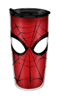 Thumbnail for Spiderman Eyes  20oz Double Wall Travel Tumbler w/ Slide Close Lid – 12 pc ppk ($4.75 each)