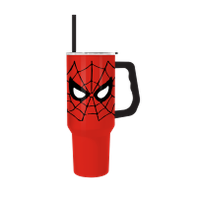 Marvel SPIDERmAN EYES  40oz Stainless Steel Tumbler w Handle – 12 pc ppk ($13.25 each)
