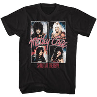Thumbnail for MOTLEY CRUE-SHOUT AT THE DEVIL-BLACK ADULT S/S TSHIRT