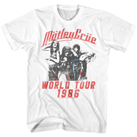 Thumbnail for MOTLEY CRUE-WORLD TOUR-WHITE ADULT S/S TSHIRT