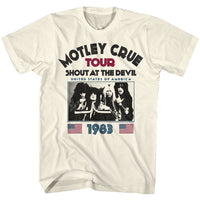 Thumbnail for MOTLEY CRUE-SATD83-NATURAL ADULT S/S TSHIRT