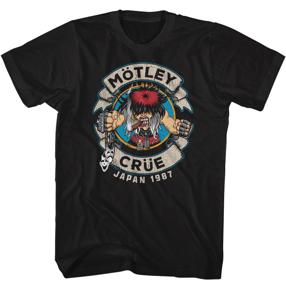 MOTLEY CRUE-MOTLEYCRUE-BLACK ADULT S/S TSHIRT