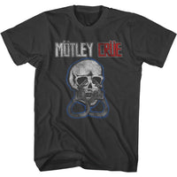 Thumbnail for MOTLEY CRUE-SKULL AND CUFFS-SMOKE ADULT S/S TSHIRT