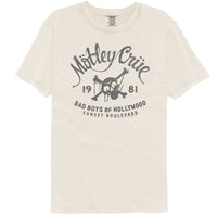 Thumbnail for MOTLEY CRUE-MOTLEY CRUE BAD BOYS 1981-IVORY ADULT S/S COMFORT COLOR TSHIRT