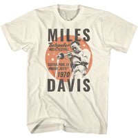Thumbnail for MILES DAVIS-MILES DAVIS 1970 CIRCLE-NATURAL ADULT S/S TSHIRT