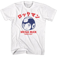 Thumbnail for MEGA MAN-MEGAMAN SINCE 1987-WHITE ADULT S/S TSHIRT