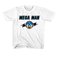 Thumbnail for MEGA MAN-MEGAMAN MEGA BOLTS-WHITE YOUTH S/S TSHIRT