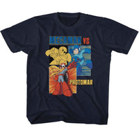Thumbnail for MEGA MAN-MEGA MAN VS PROTOMAN-NAVY TODDLER S/S TSHIRT