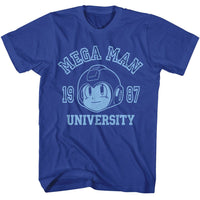 Thumbnail for MEGA MAN-MEGA MAN MEGA UNIVERSITY-ROYAL ADULT S/S TSHIRT