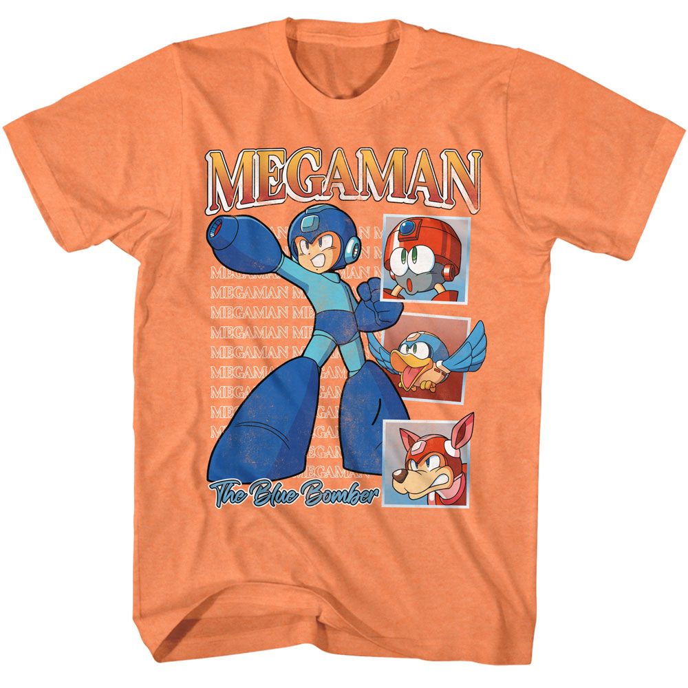 Mega Man - Mega Man Repeat Squares T-Shirt