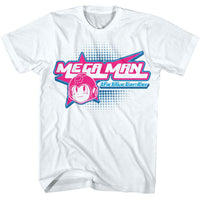 Thumbnail for MEGA MAN-MEGA MAN Y2K STAR-WHITE ADULT S/S TSHIRT