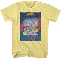Thumbnail for MEGA MAN-MEGA COVER-YELLOW HEATHER ADULT S/S TSHIRT