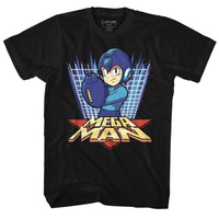 Thumbnail for MEGA MAN-MEGAGRID-BLACK ADULT S/S TSHIRT