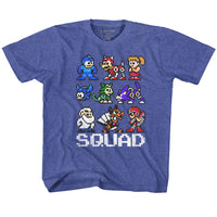 Thumbnail for MEGA MAN-SQUAD-ROYAL HEATHER TODDLER S/S TSHIRT