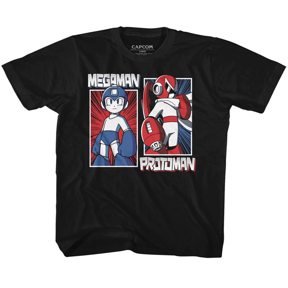 MEGA MAN-ROCK AND BLUES-BLACK TODDLER S/S TSHIRT