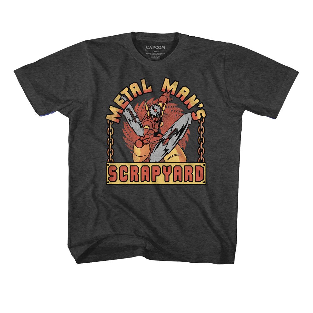MEGA MAN-SCRAPYARD SIGN-VINTAGE SMOKE YOUTH S/S TSHIRT