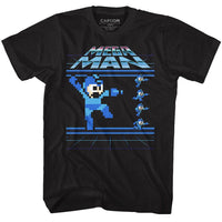 Thumbnail for MEGA MAN-MEGAMEN-BLACK ADULT S/S TSHIRT