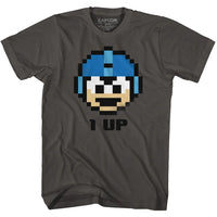 Thumbnail for MEGA MAN-ONEUP-SMOKE ADULT S/S TSHIRT
