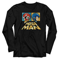 Thumbnail for MEGA MAN-BOXY-BLACK ADULT L/S TSHIRT