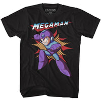 Thumbnail for MEGA MAN-MEGA-BLACK ADULT S/S TSHIRT