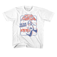 Thumbnail for MEGA MAN-MEGAMAN BLUE BOMBER AGAIN-WHITE YOUTH S/S TSHIRT