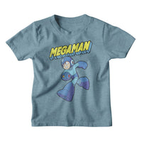 Thumbnail for MEGA MAN-MEGA MAN RUN-VINTAGE INDIGO TODDLER S/S TSHIRT