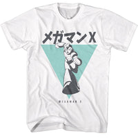 Thumbnail for MEGA MAN-MEGAMAN INCOMING-WHITE ADULT S/S TSHIRT