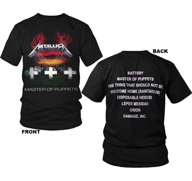 MASTER OF PUPPETS MENS T-SHIRT