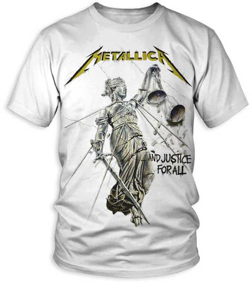 AND JUSTICE FOR ALL MENS T-SHIRT