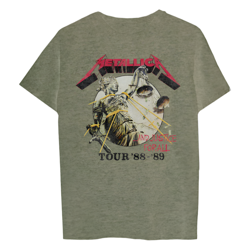 Metallica Justice For All Tour Tee