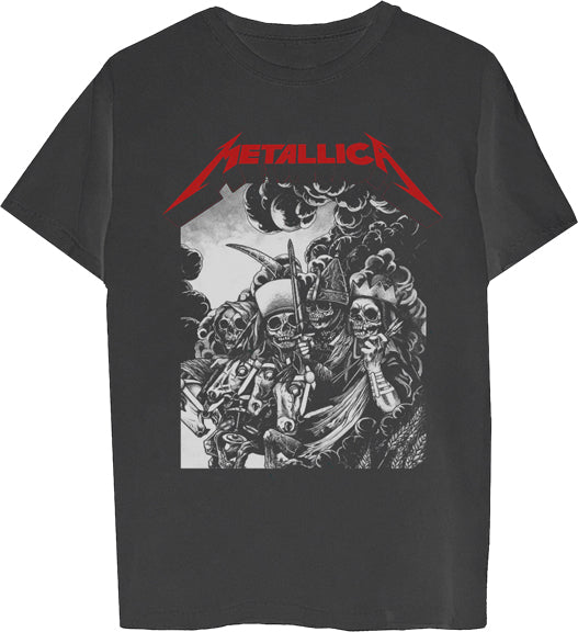 METALLICA - 4 HORSEMEN B&W TEE