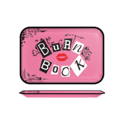 Mean Girls Burn Book Horizontal  11.3" x 7.4" Tin Tray – 24 pc ppk ($6.00 each)