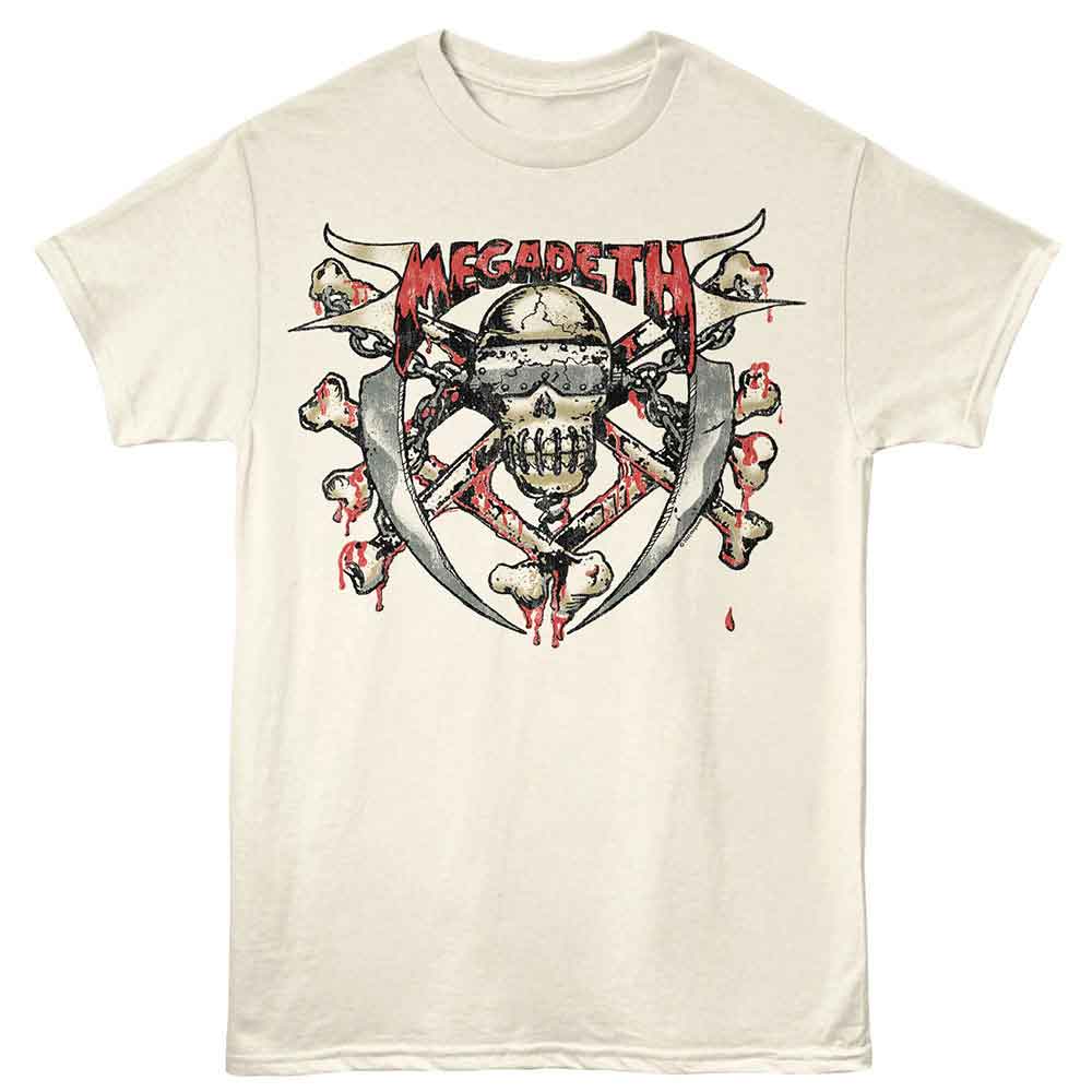 Megadeth - Skull Bones Blades T-Shirt