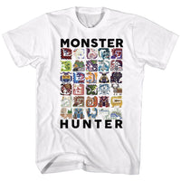 Thumbnail for MONSTER HUNTER-LETS HUNT-WHITE ADULT S/S TSHIRT