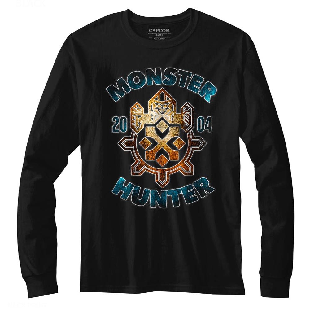 MONSTER HUNTER-MONSTERHUNTER-BLACK ADULT L/S TSHIRT
