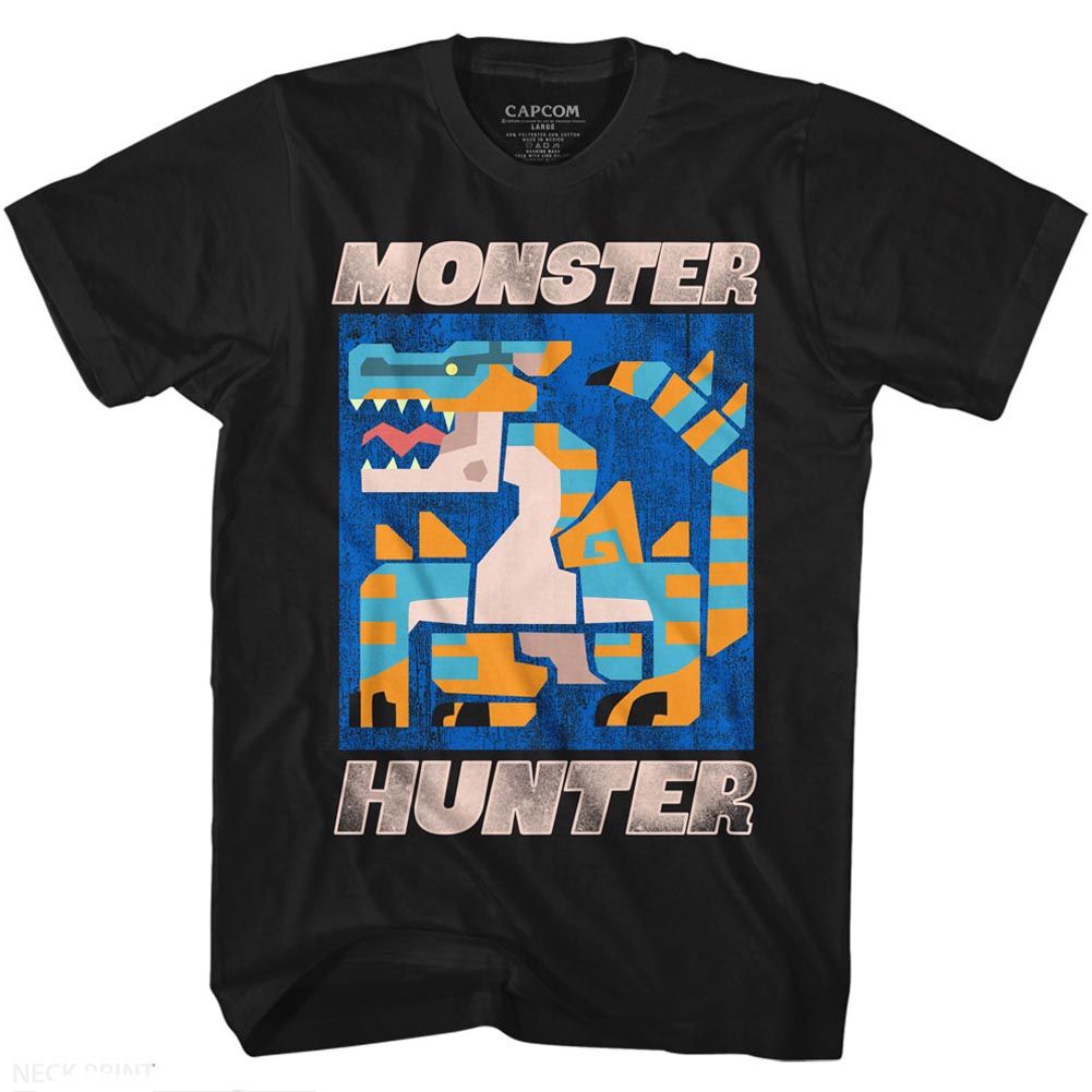 MONSTER HUNTER-SCRAY-BLACK ADULT S/S TSHIRT