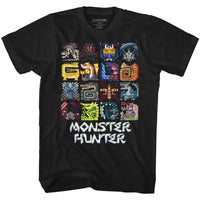 Thumbnail for MONSTER HUNTER-SYMBOLS-BLACK ADULT S/S TSHIRT