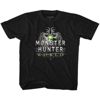 Thumbnail for MONSTER HUNTER-MHW LOGO-BLACK YOUTH S/S TSHIRT