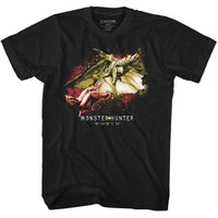 Thumbnail for MONSTER HUNTER-FACE OFF-BLACK ADULT S/S TSHIRT