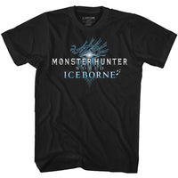 Thumbnail for MONSTER HUNTER-ICEBORN LOGO-BLACK ADULT S/S TSHIRT