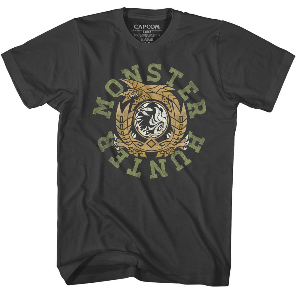 MONSTER HUNTER-MONHUN CIRCLE COLOR-SMOKE ADULT S/S TSHIRT