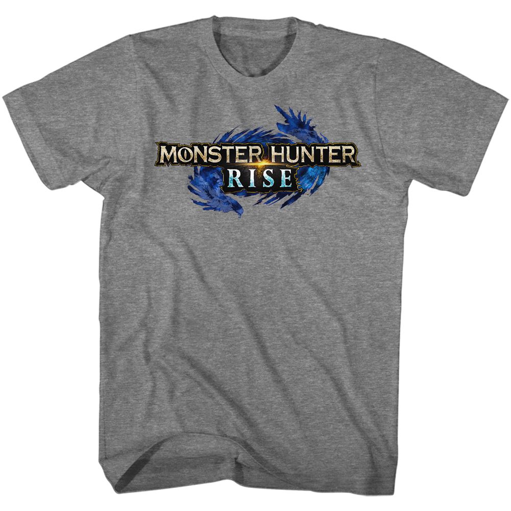 MONSTER HUNTER-MH RISE LOGO-GRAPHITE HEATHER ADULT S/S TSHIRT