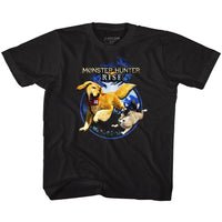 Thumbnail for MONSTER HUNTER-PAIR OF PALS-BLACK YOUTH S/S TSHIRT